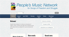 Desktop Screenshot of peoplesmusic.org